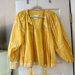 Zara Tie Front Blouse